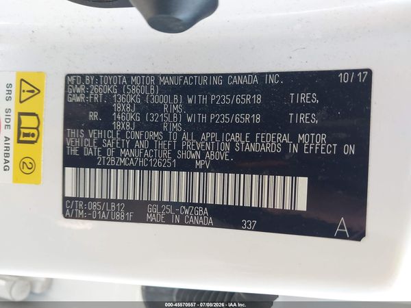 2017 LEXUS RX 350