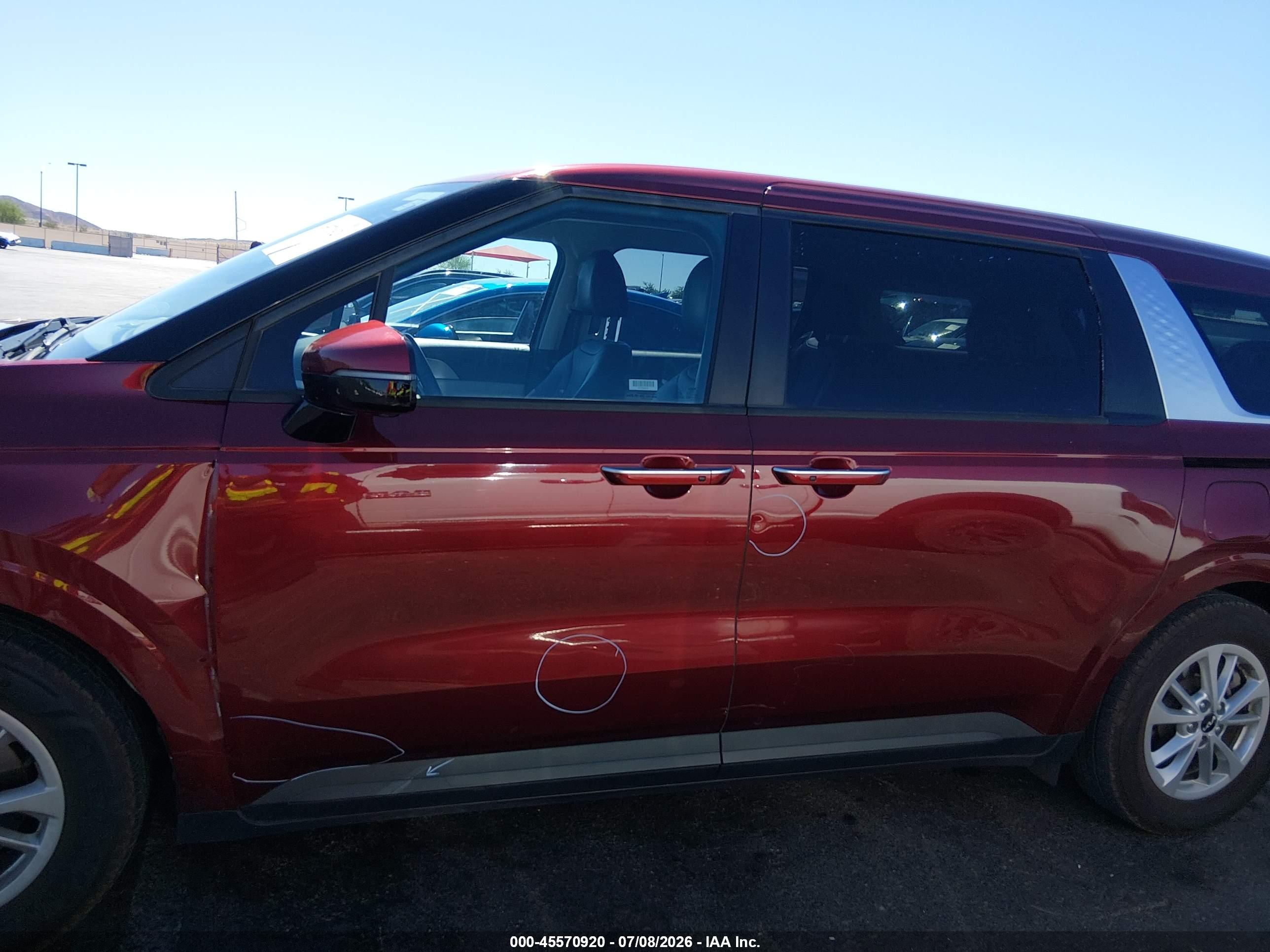 2023 KIA CARNIVAL MPV LX SEAT PACKAGE