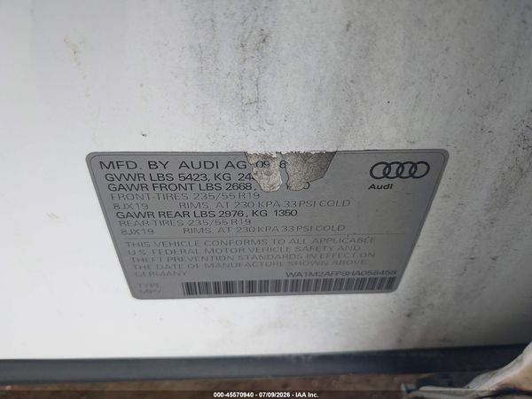 2017 AUDI Q5 2.0T PREMIUM