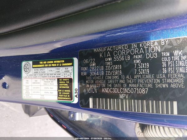 2022 KIA EV6 WIND
