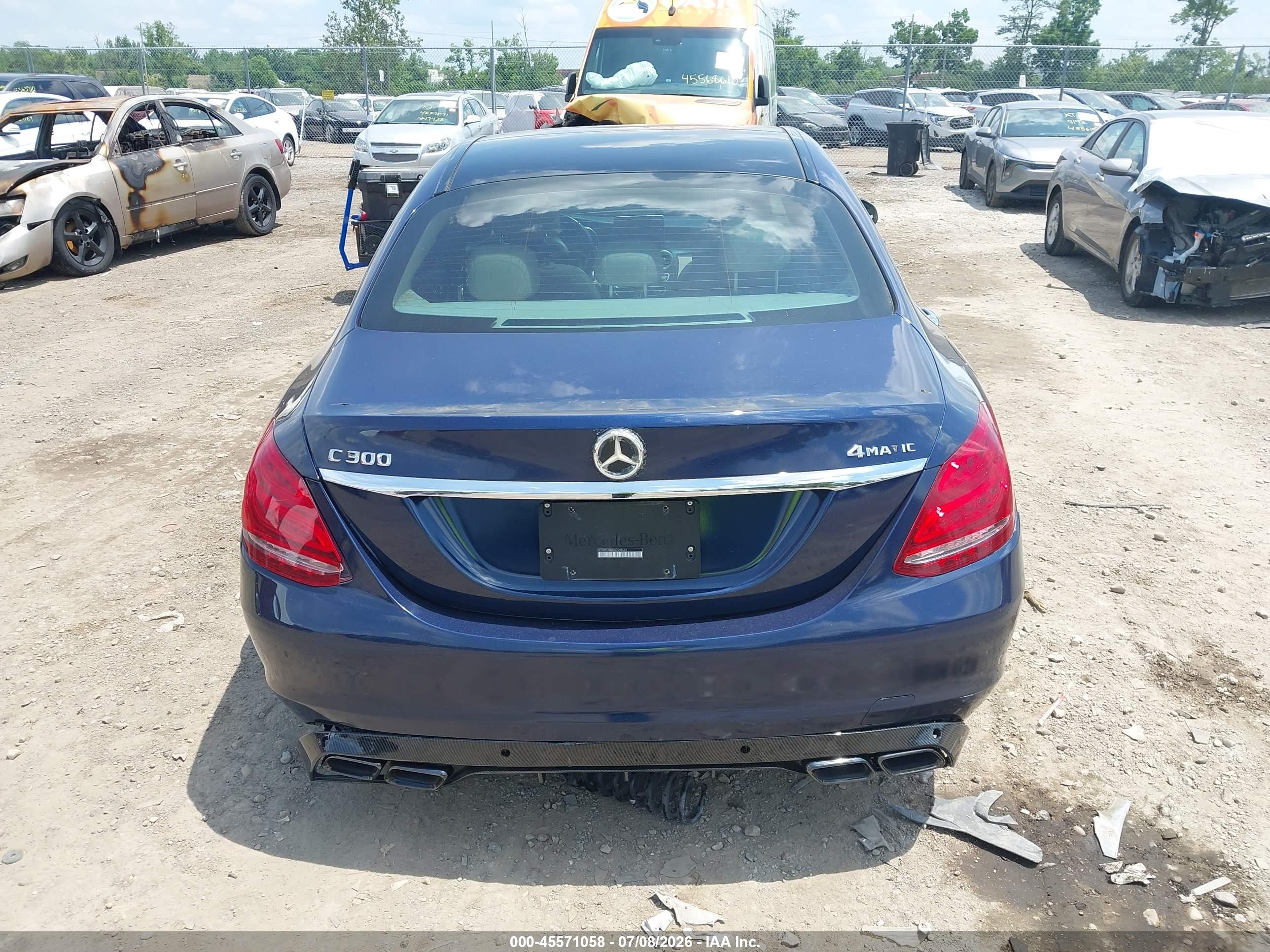 2015 MERCEDES-BENZ C 300 4MATIC