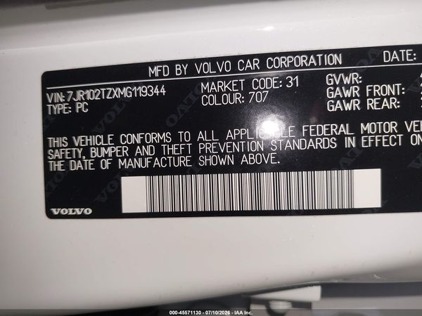 2021 VOLVO S60 T5 MOMENTUM
