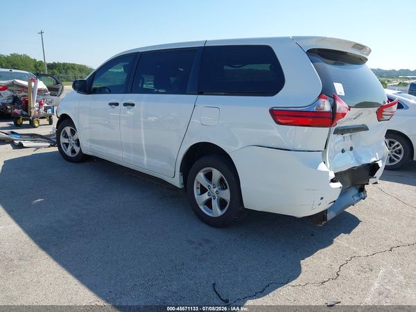 2017 TOYOTA SIENNA L 7 PASSENGER