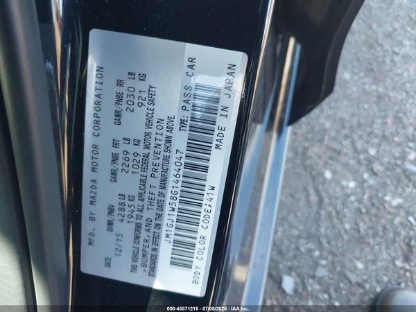 2016 MAZDA MAZDA6 I GRAND TOURING