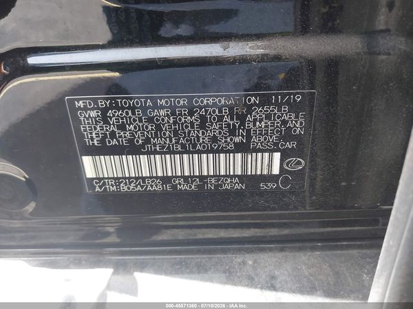 2020 LEXUS GS 350 F SPORT