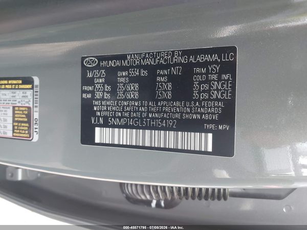 2026 HYUNDAI SANTA FE SE