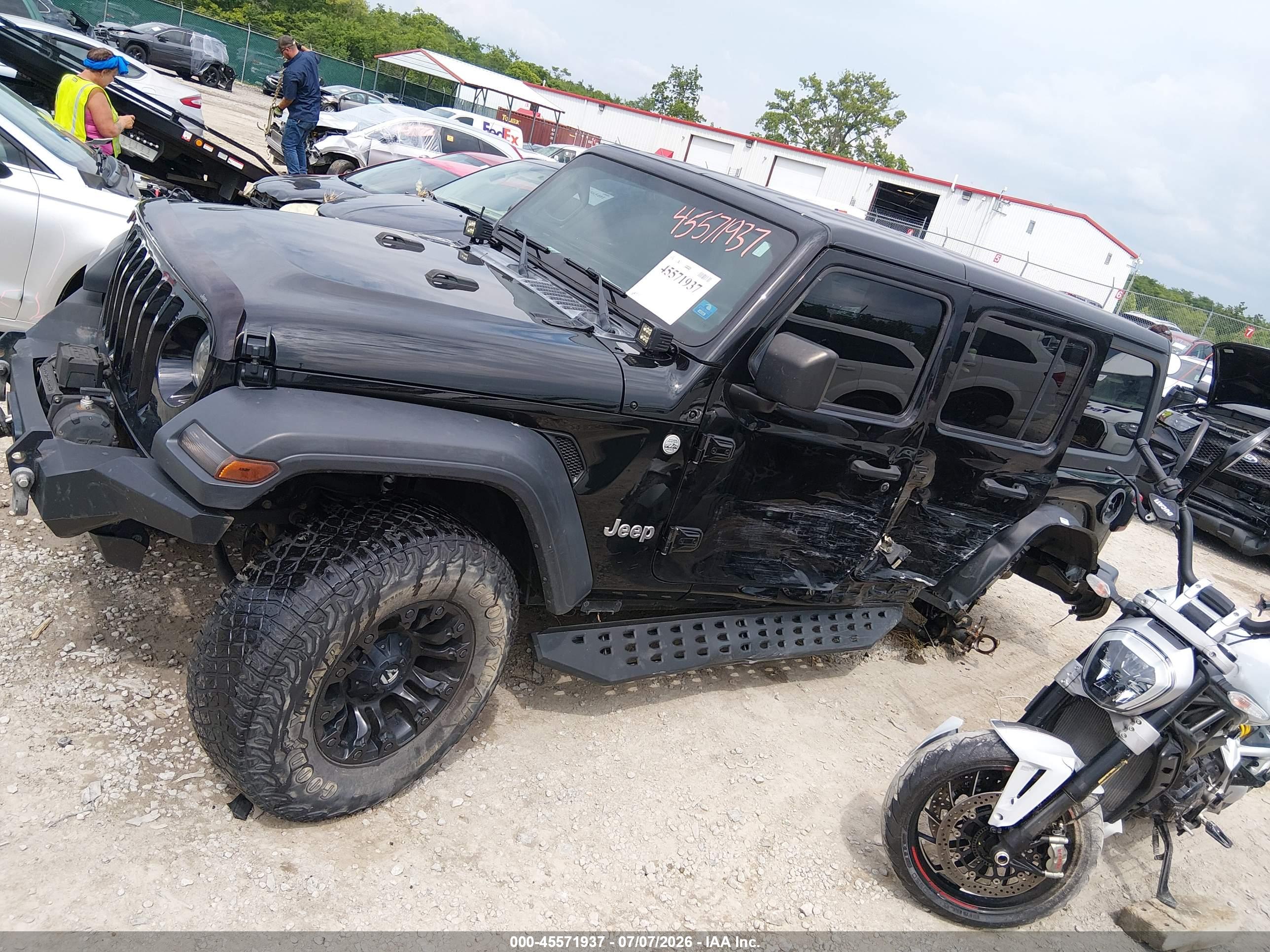 2019 JEEP WRANGLER UNLIMITED SPORT S 4X4
