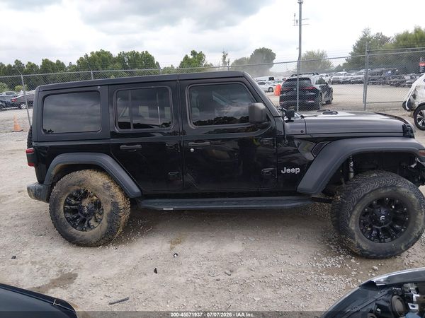 2019 JEEP WRANGLER UNLIMITED SPORT S 4X4