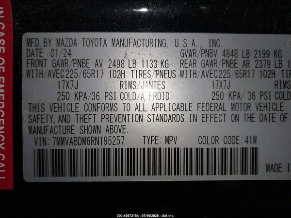 2024 MAZDA CX-50 2.5 S PREMIUM