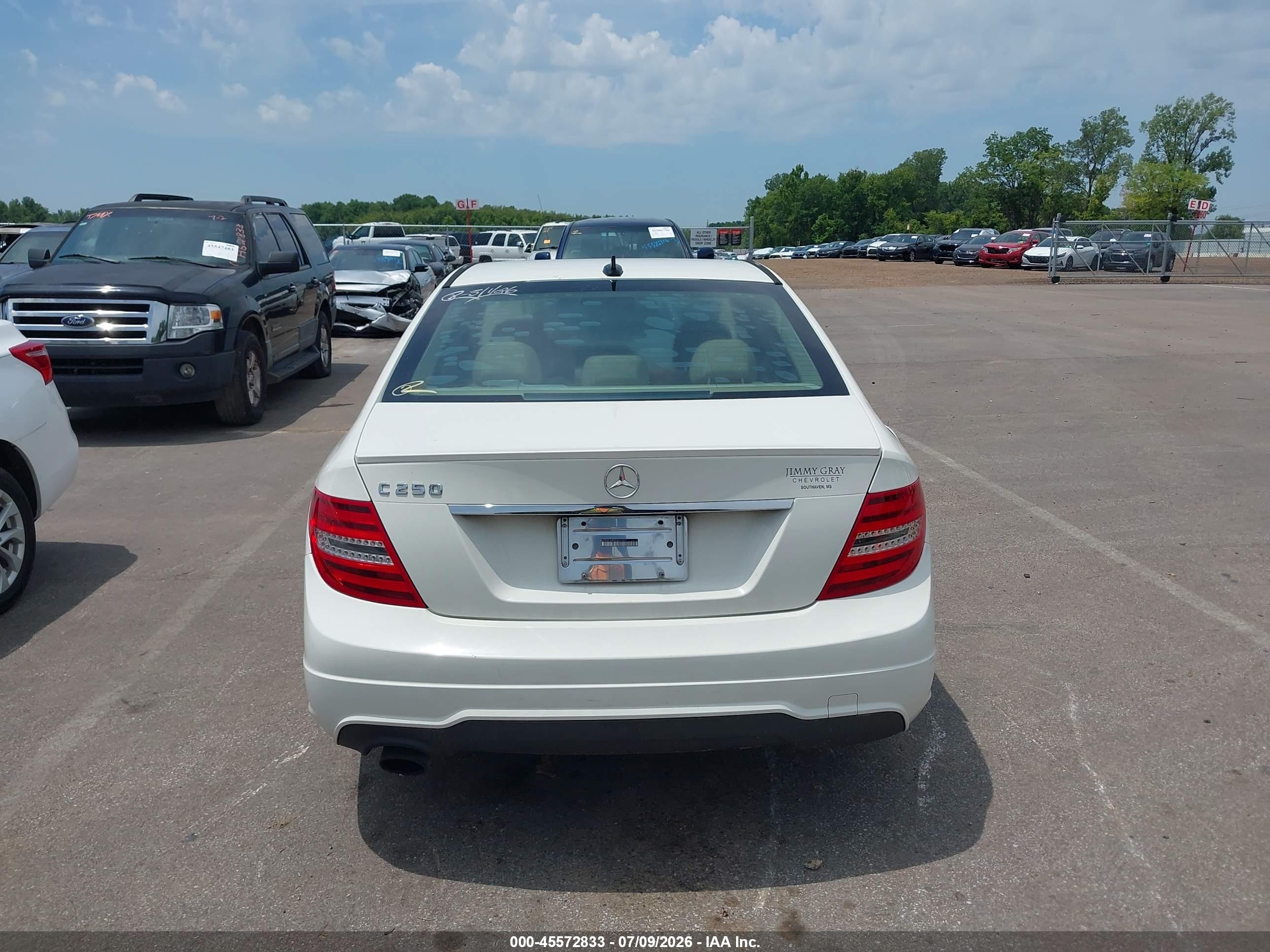 2012 MERCEDES-BENZ C 250 SPORT