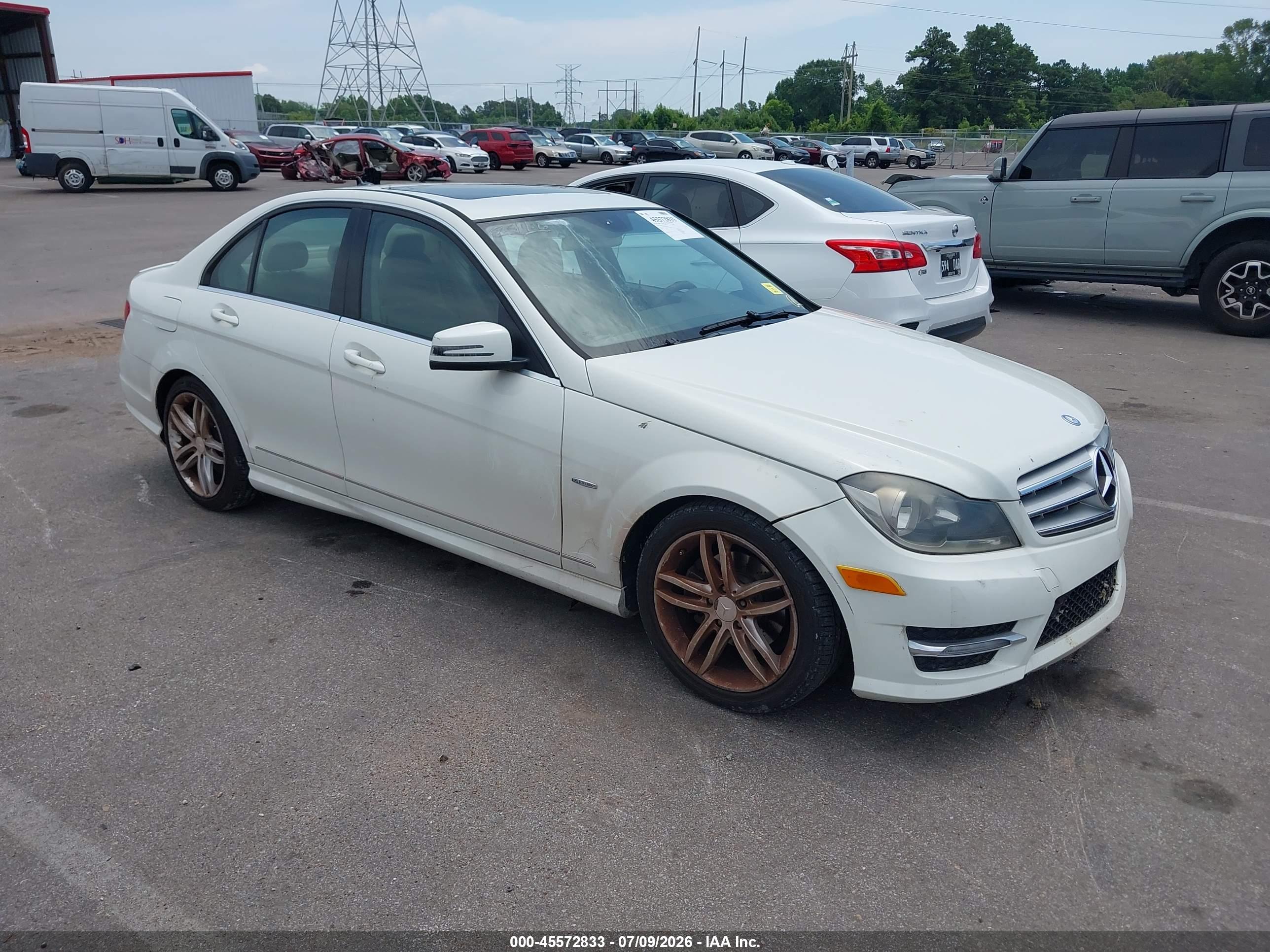2012 MERCEDES-BENZ C 250 SPORT