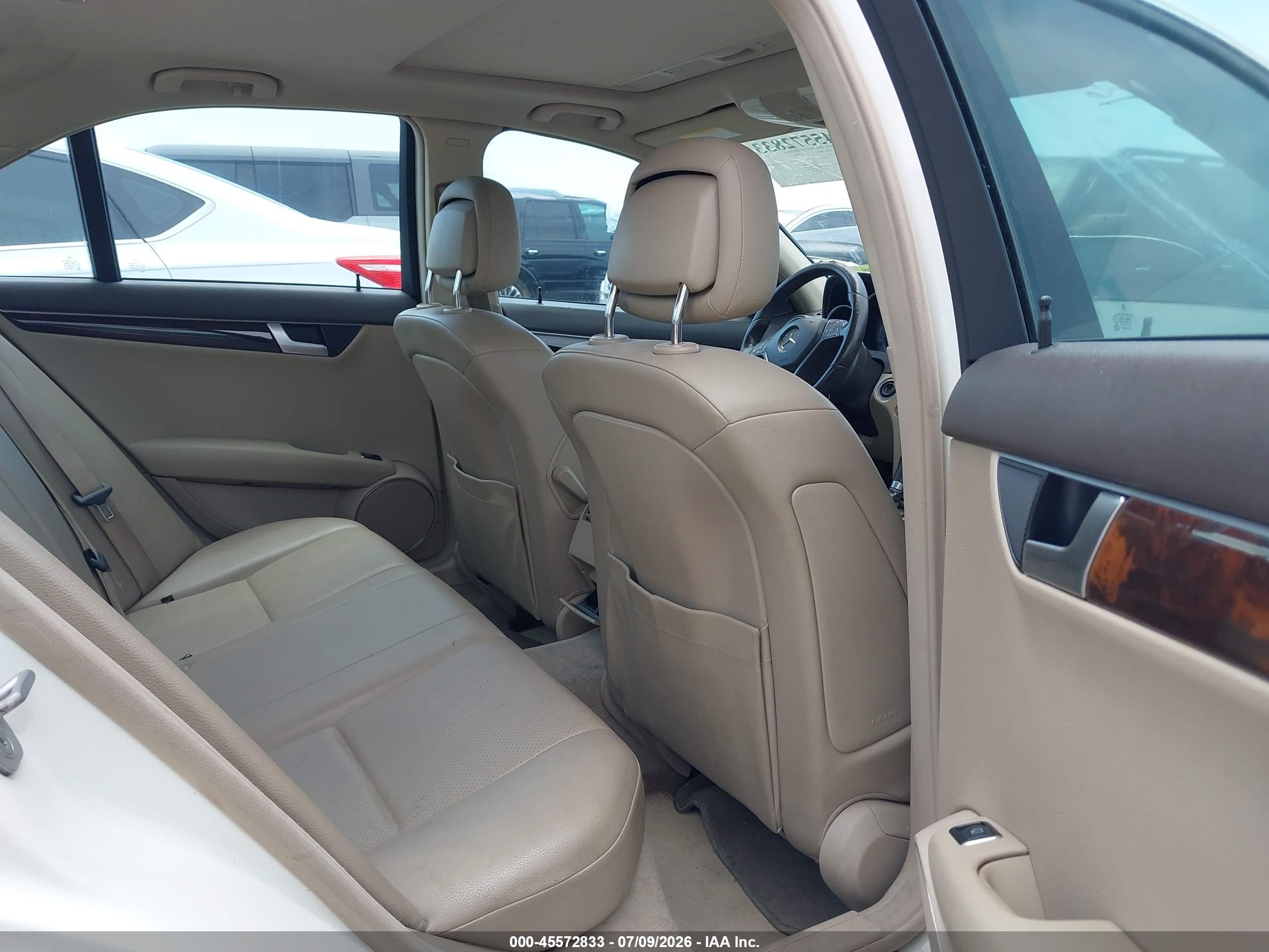 2012 MERCEDES-BENZ C 250 SPORT