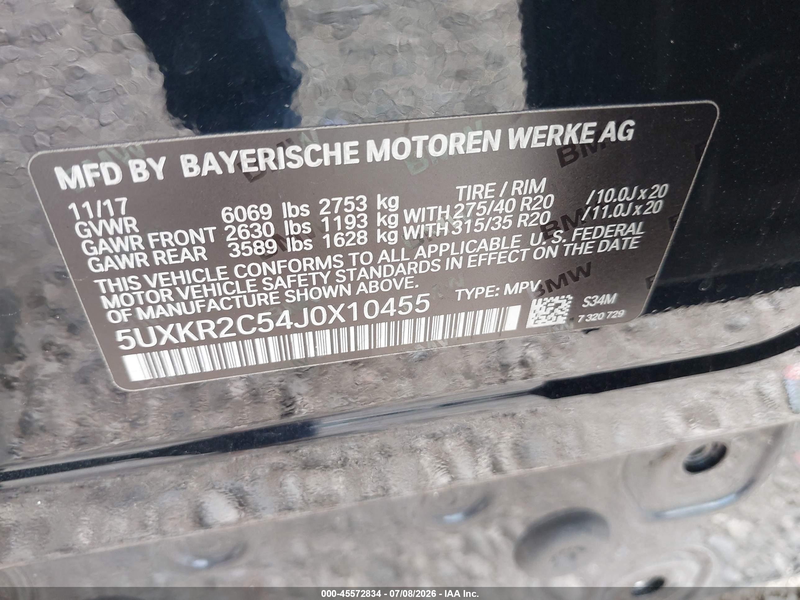 2018 BMW X5 SDRIVE35I