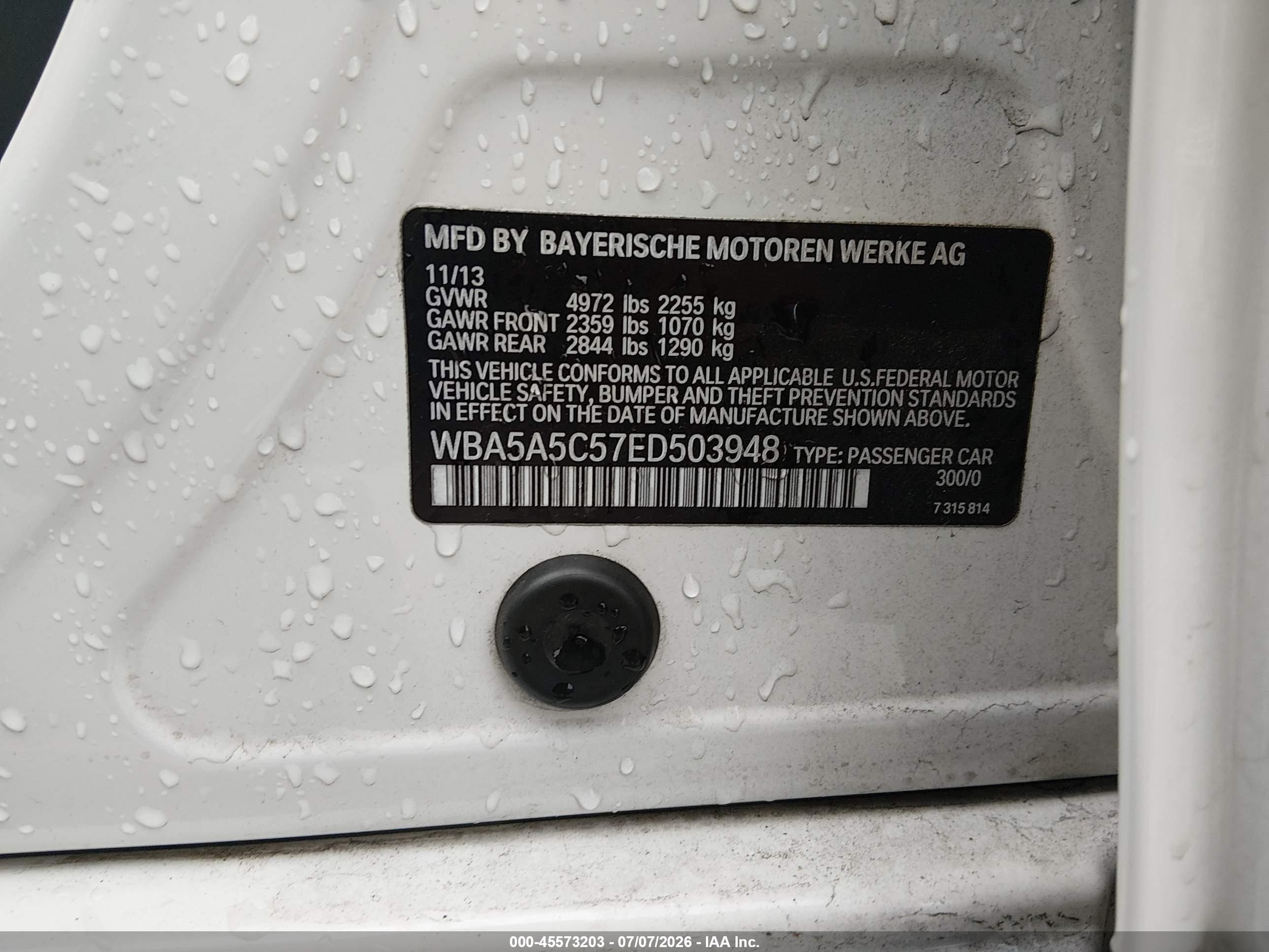 2014 BMW 528I