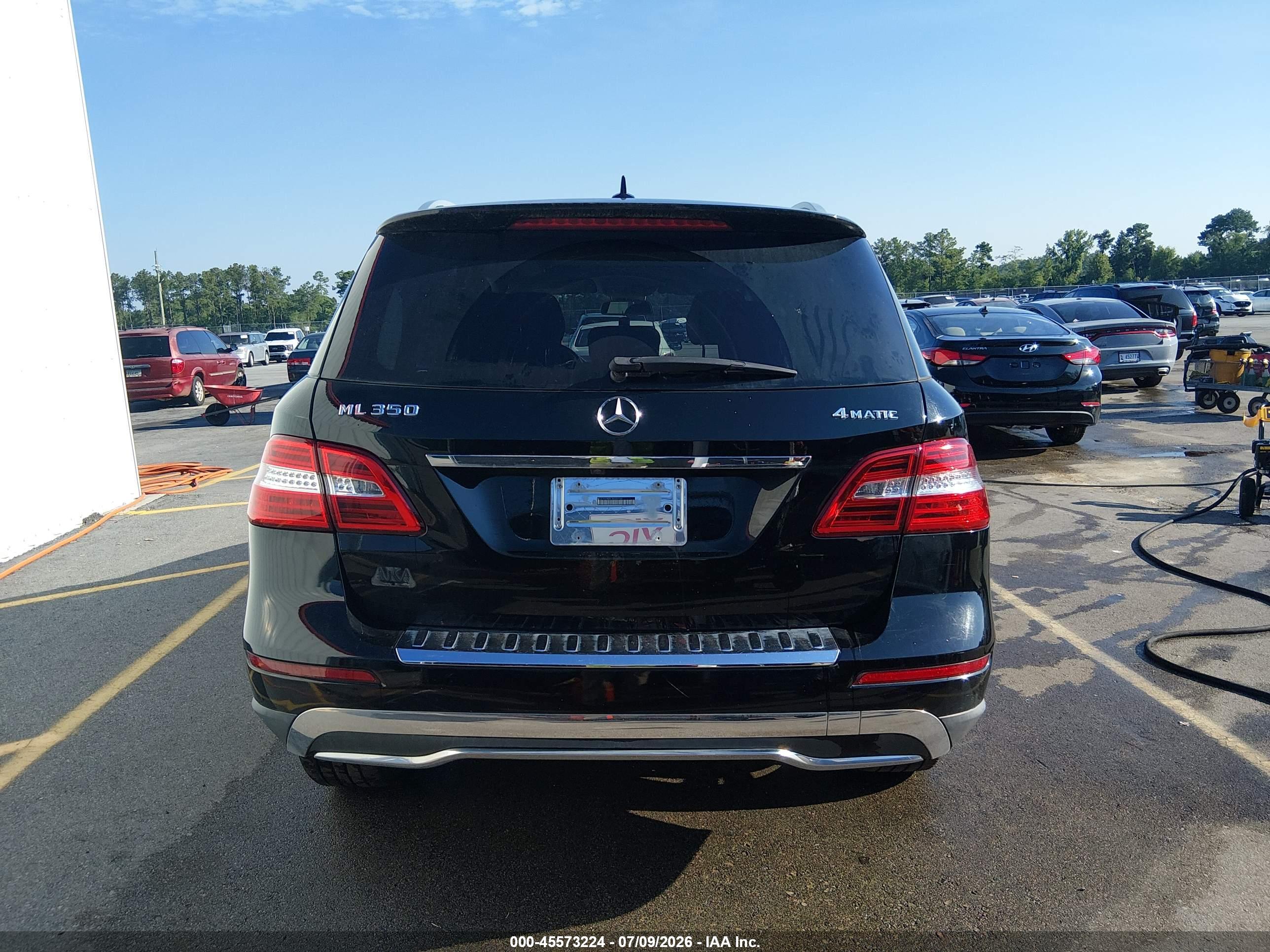 2012 MERCEDES-BENZ ML 350 4MATIC