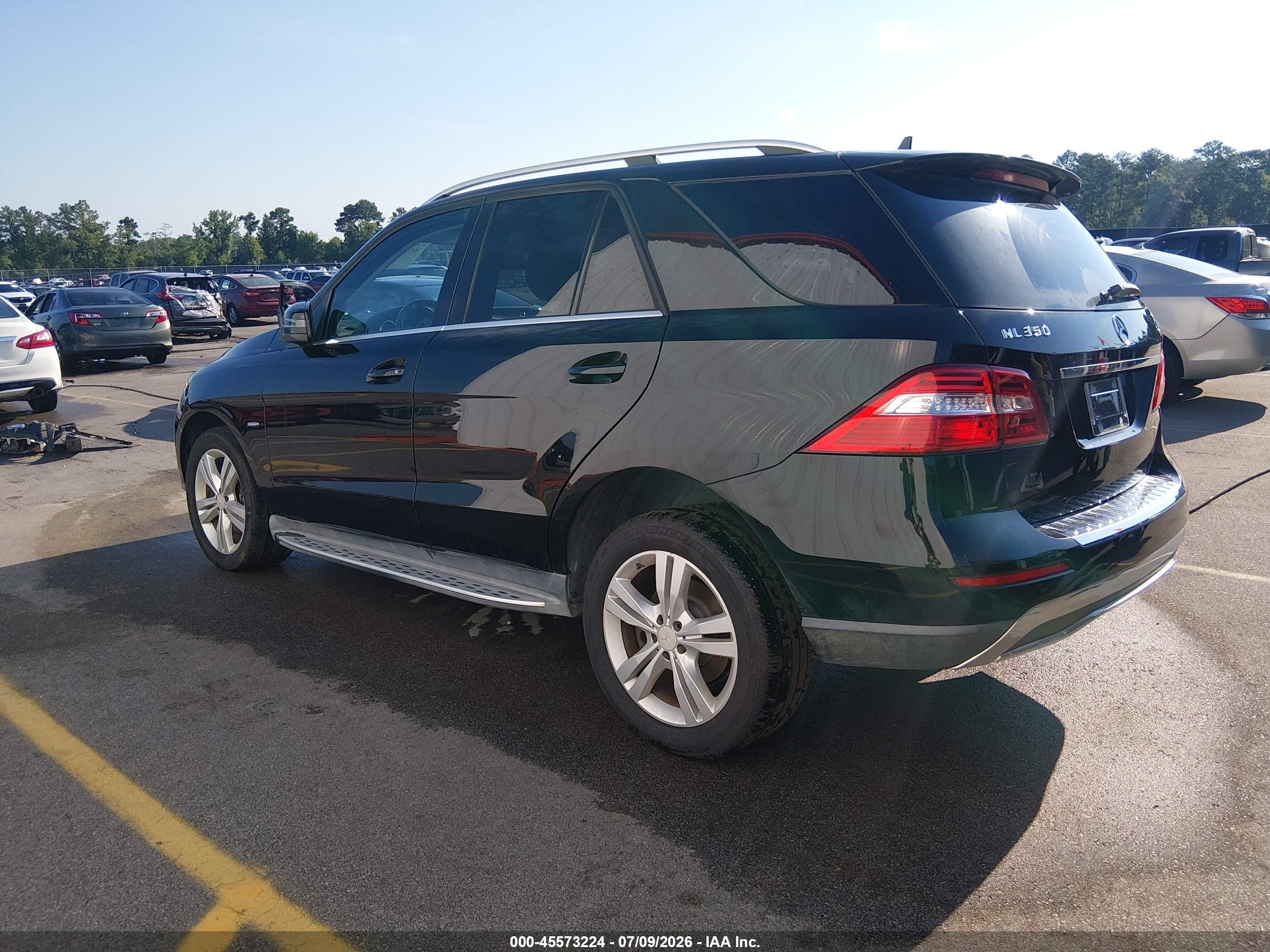 2012 MERCEDES-BENZ ML 350 4MATIC
