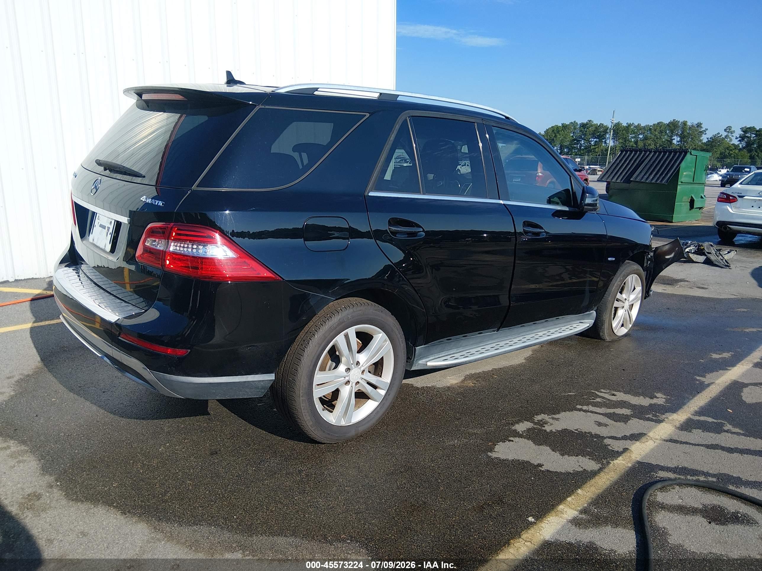 2012 MERCEDES-BENZ ML 350 4MATIC