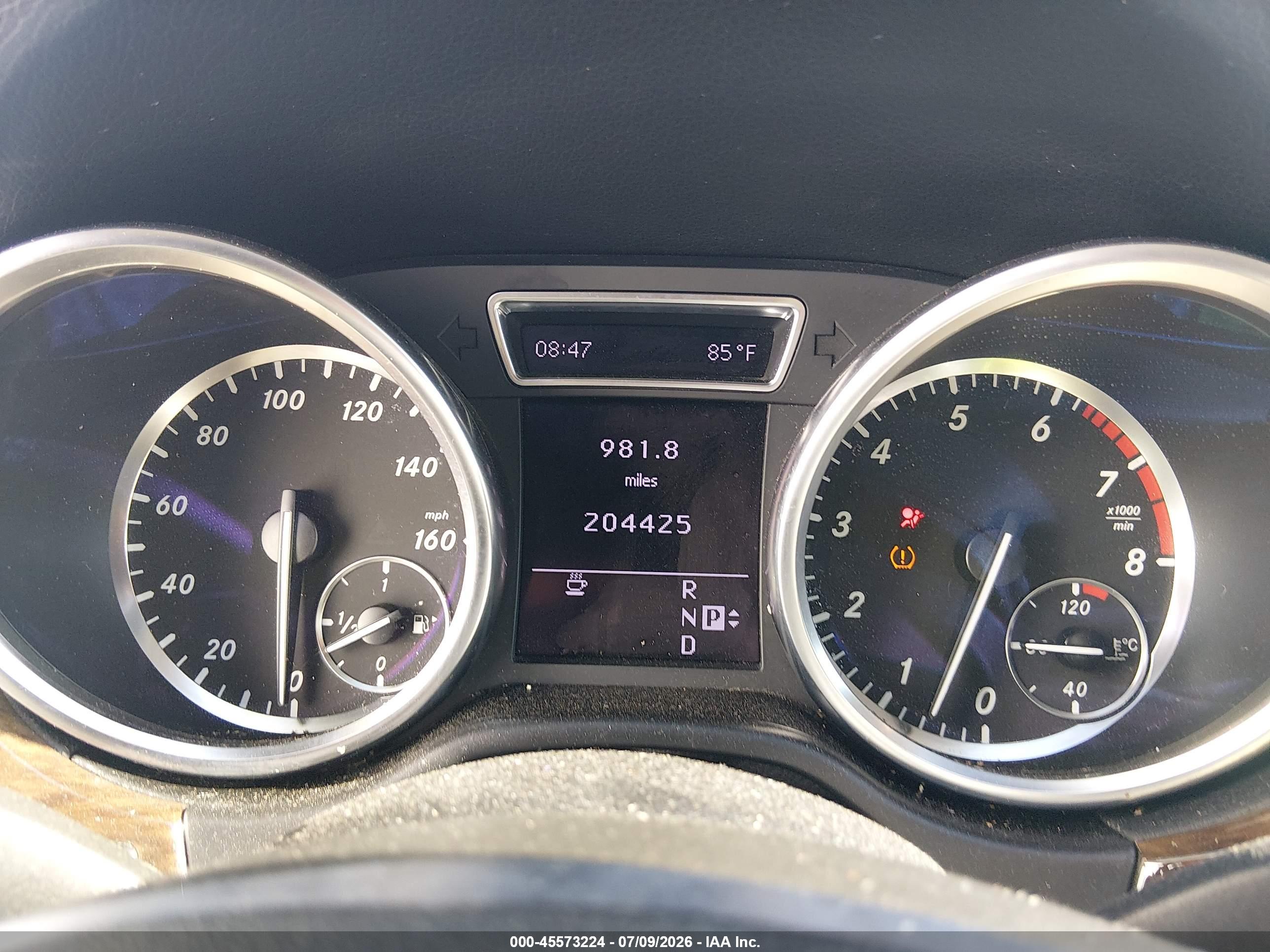 2012 MERCEDES-BENZ ML 350 4MATIC