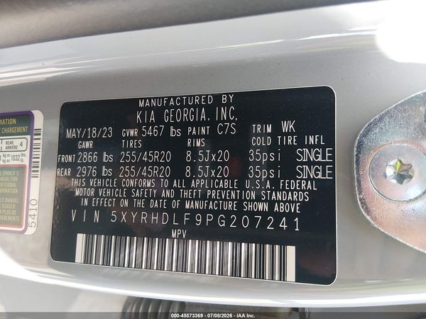 2023 KIA SORENTO X-LINE EX