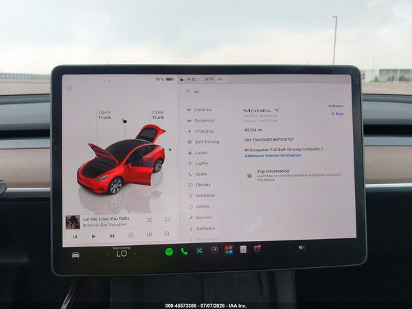 2022 TESLA MODEL Y