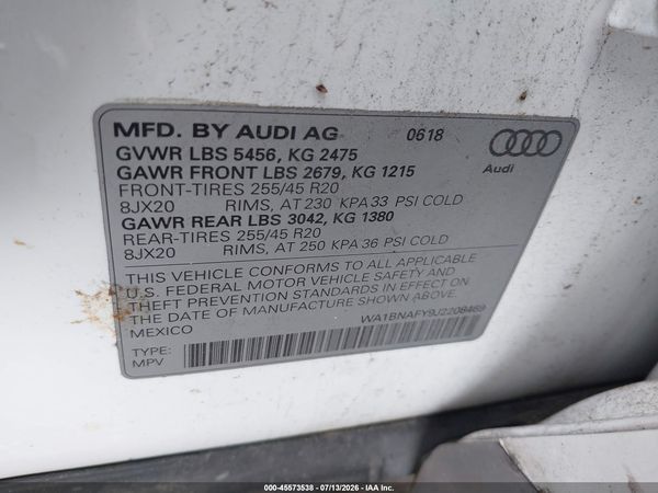 2018 AUDI Q5