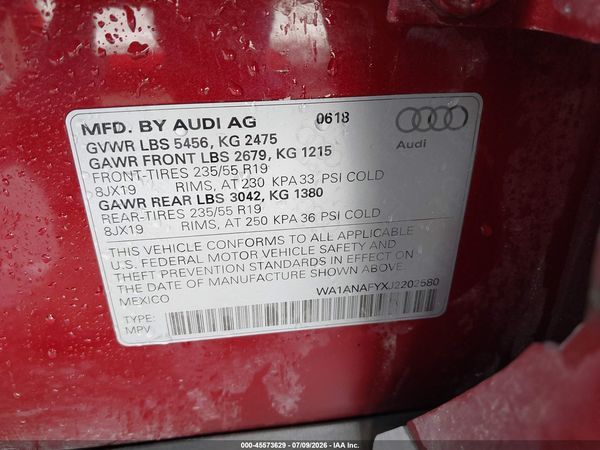 2018 AUDI Q5