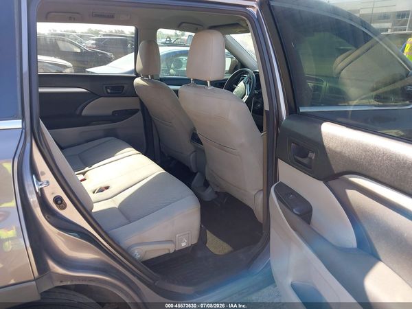 2017 TOYOTA HIGHLANDER LE