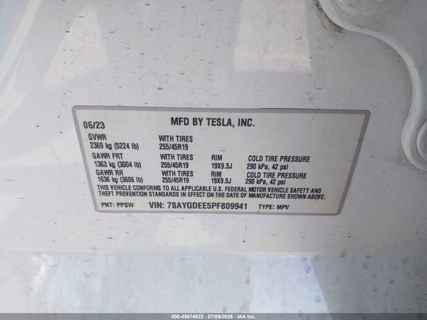 2023 TESLA MODEL Y