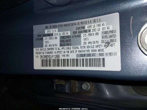 2020 MAZDA CX-30 PREMIUM PACKAGE