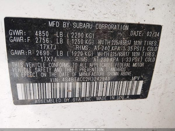 2024 SUBARU OUTBACK PREMIUM