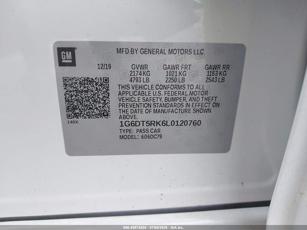 2020 CADILLAC CT5 PREMIUM LUXURY