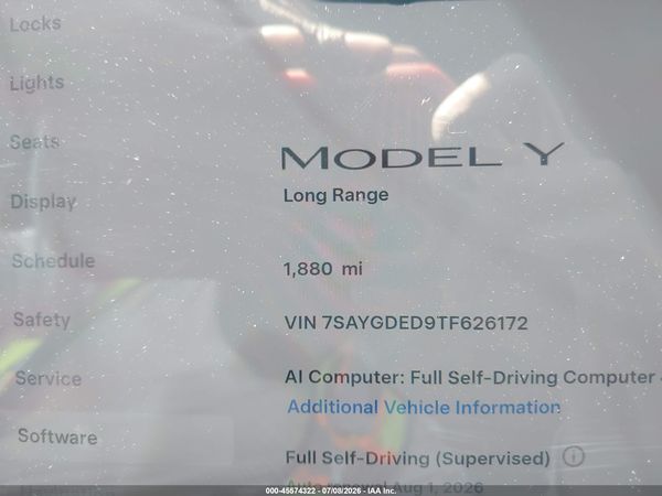 2026 TESLA MODEL Y