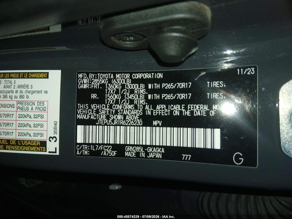 2024 TOYOTA 4RUNNER TRD OFF ROAD