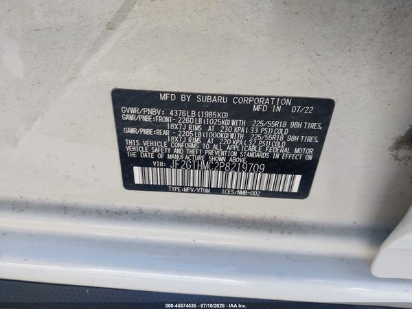 2023 SUBARU CROSSTREK LIMITED
