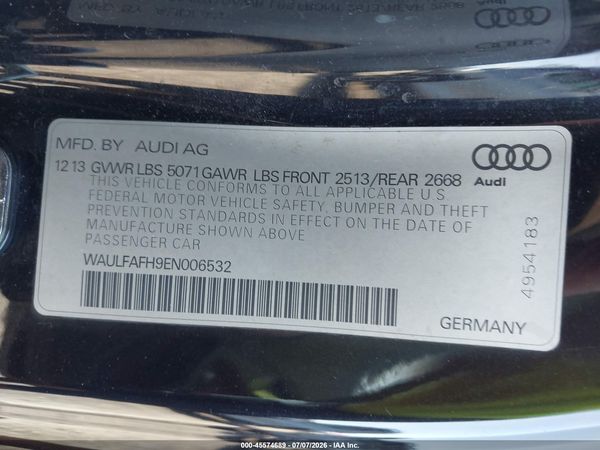2014 AUDI A5 2.0T PREMIUM