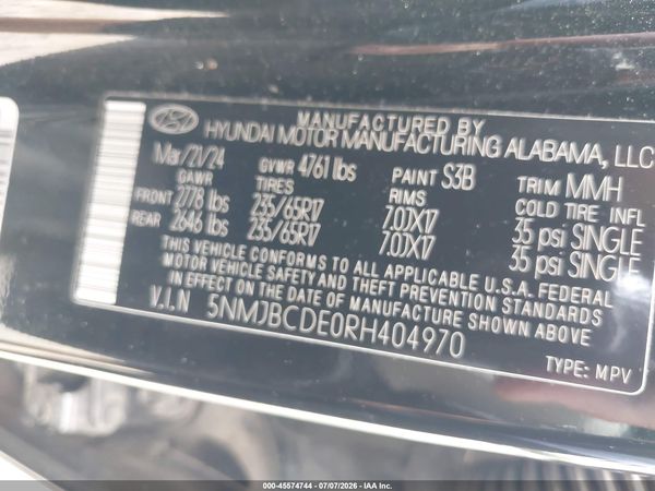 2024 HYUNDAI TUCSON SEL
