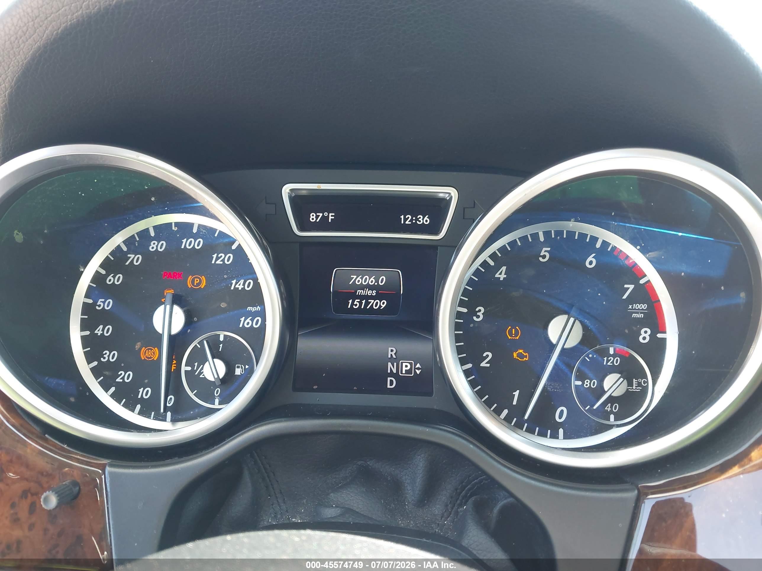 2014 MERCEDES-BENZ ML 350 ML350 4-MATIC