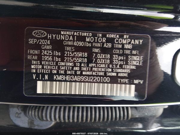 2025 HYUNDAI KONA SEL