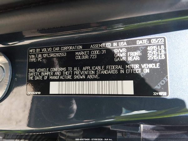 2024 VOLVO S60 B5 PLUS DARK THEME