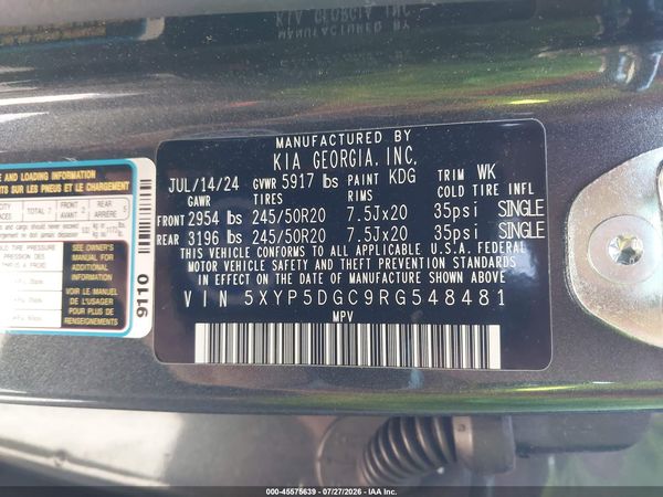 2024 KIA TELLURIDE SX PRESTIGE X-LINE