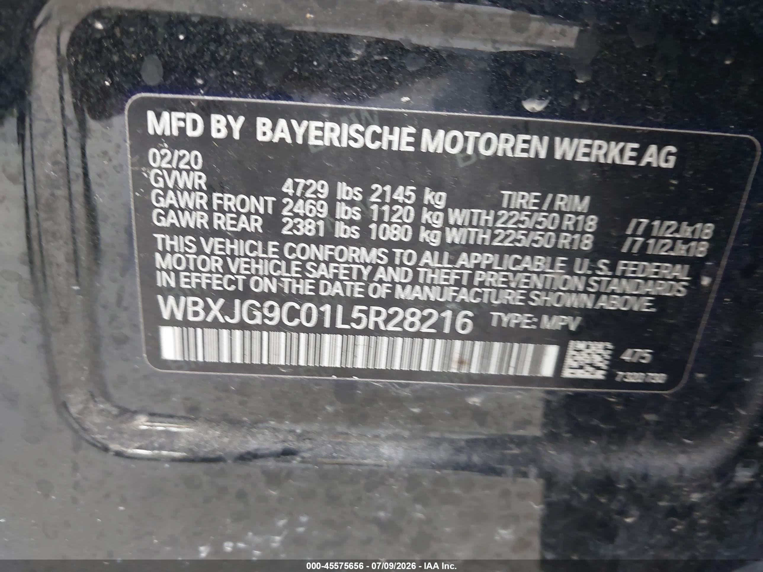 2020 BMW X1 XDRIVE28I