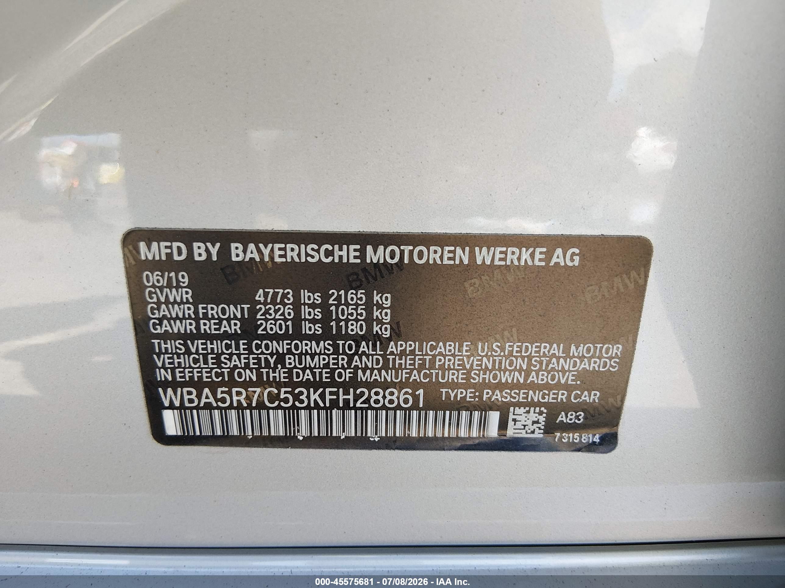 2019 BMW 330I XDRIVE