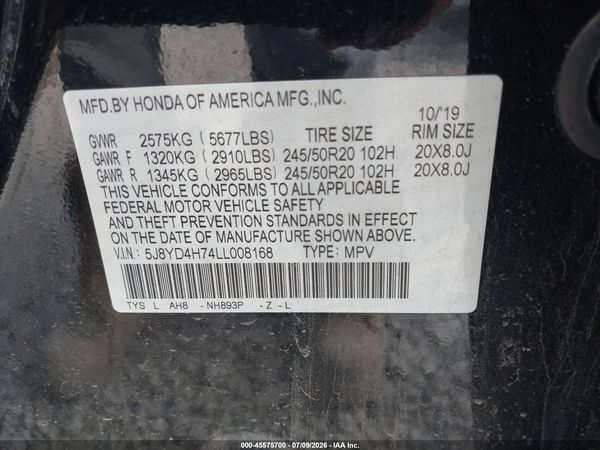 2020 ACURA MDX