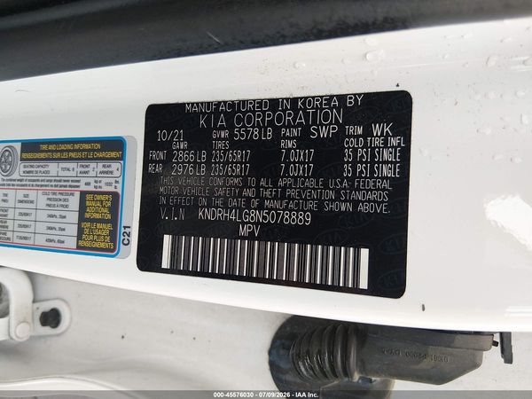 2022 KIA SORENTO HYBRID EX