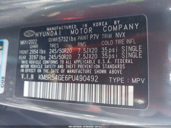 2023 HYUNDAI PALISADE LIMITED