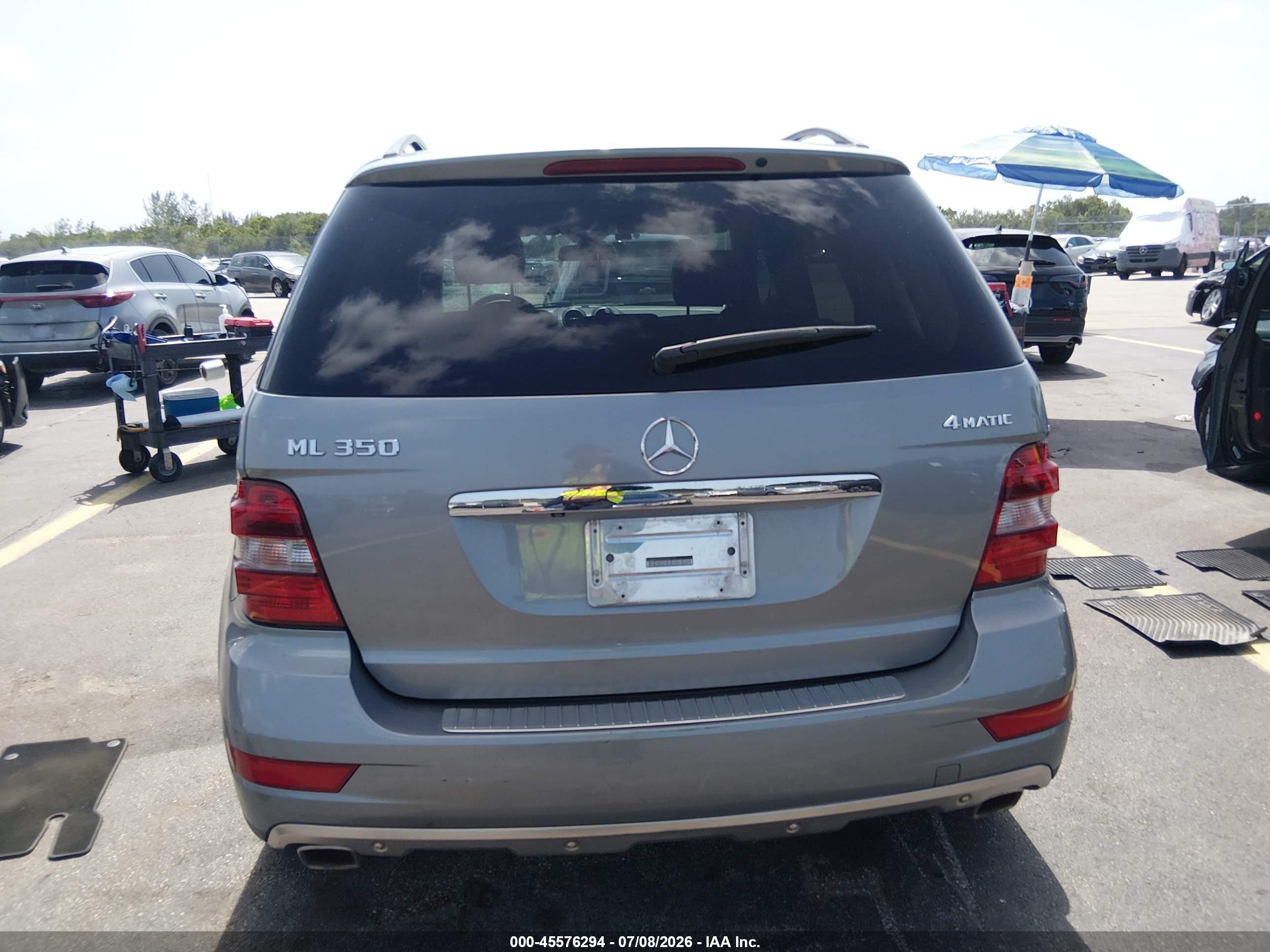 2010 MERCEDES-BENZ ML 350 ML350 4-MATIC