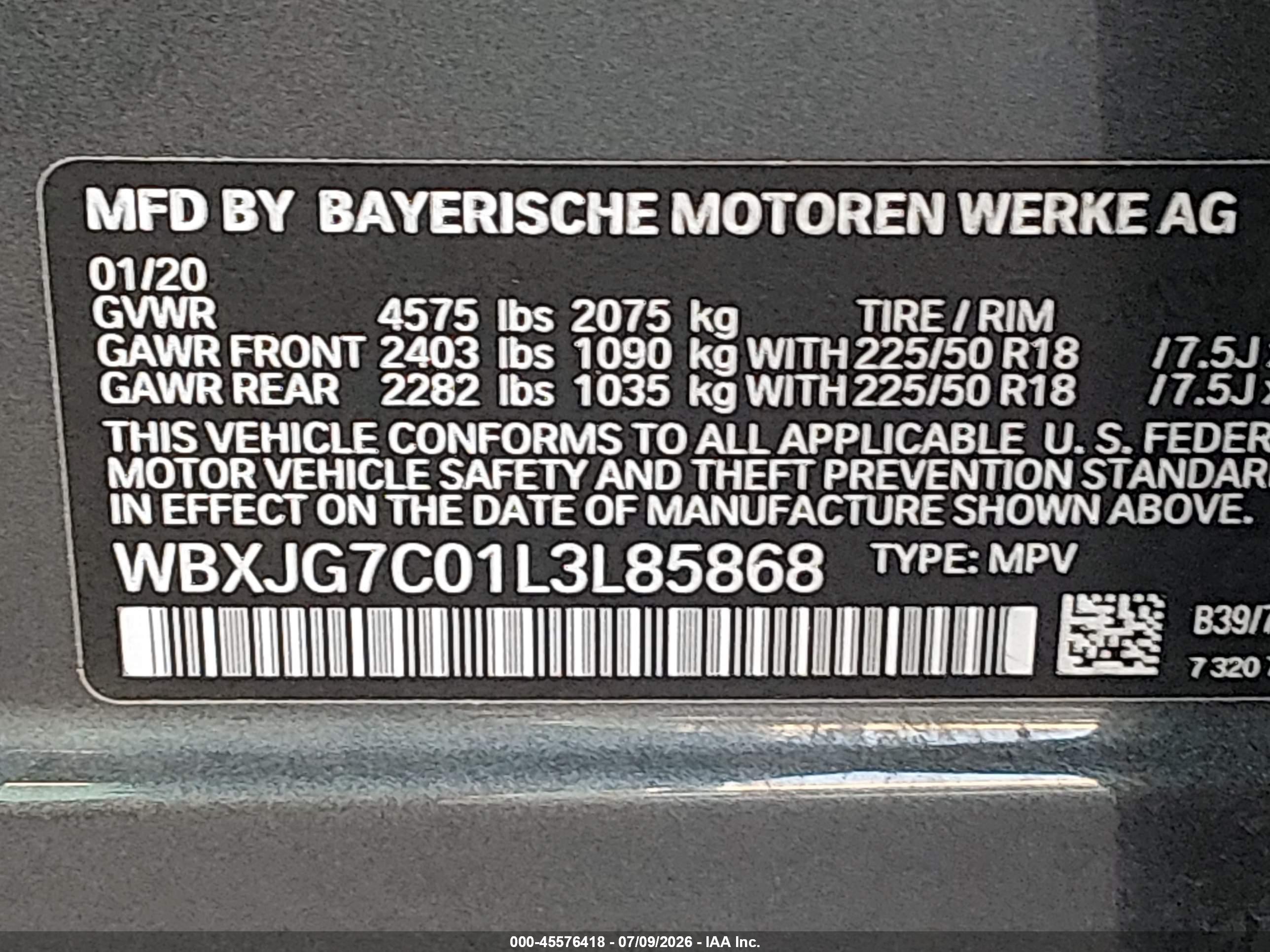 2020 BMW X1 SDRIVE28I