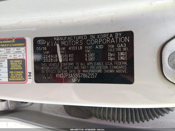 2016 KIA SOUL +