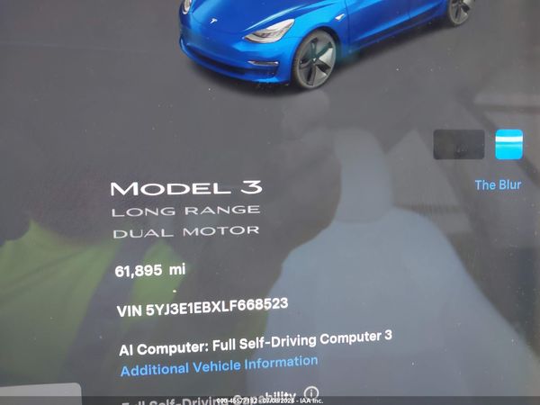 2020 TESLA MODEL 3