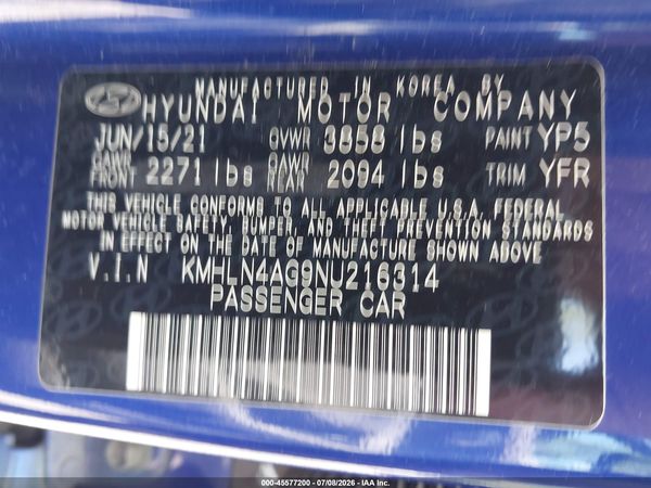 2022 HYUNDAI ELANTRA SEL